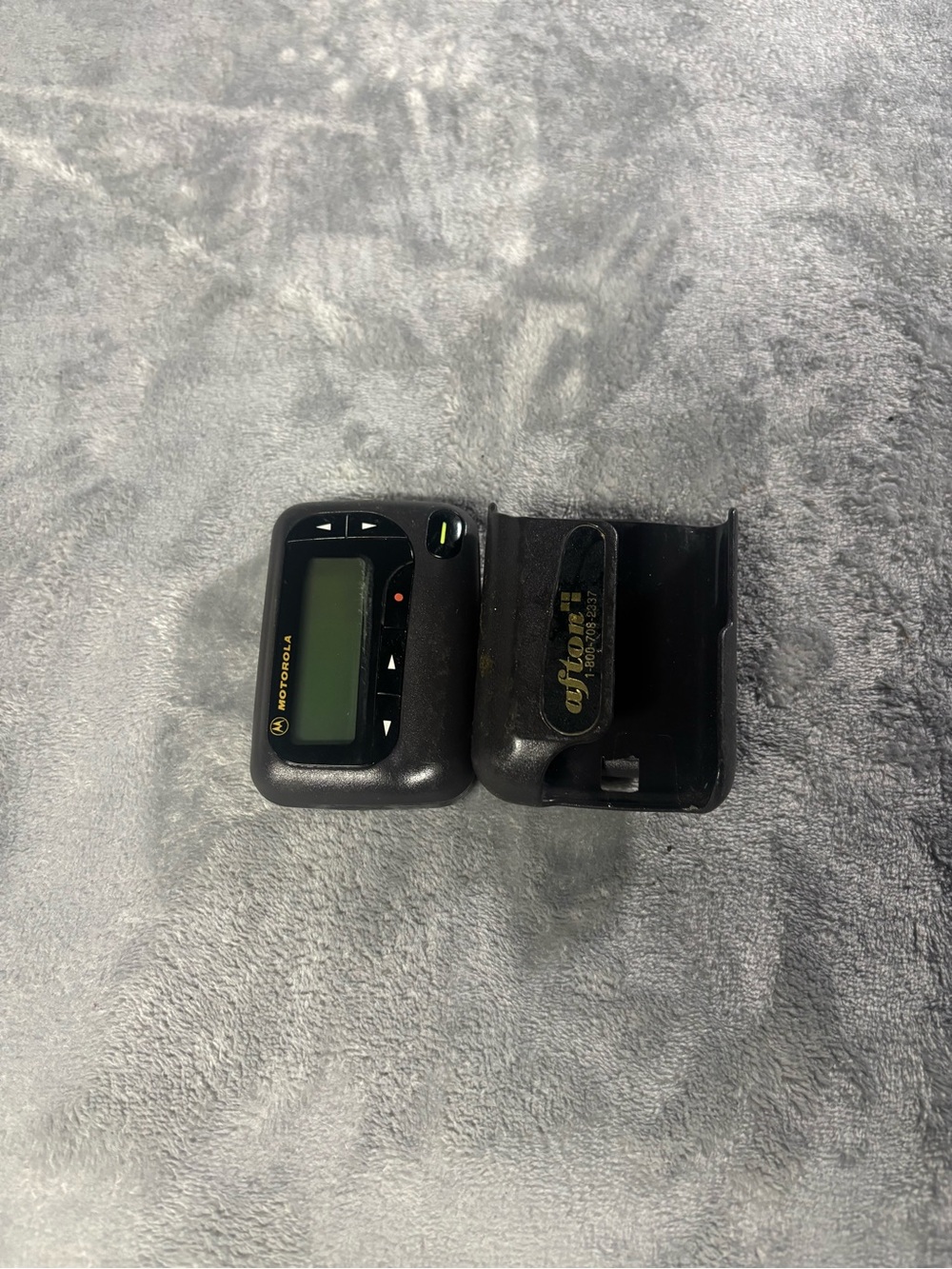 Motorola Black Pager with Holster